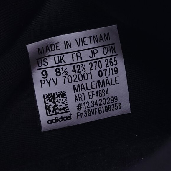 Adidas Torsion X Men’s 9.5 Black Multi Boost Running Shoes EE4884 Rare - Picture 15 of 16